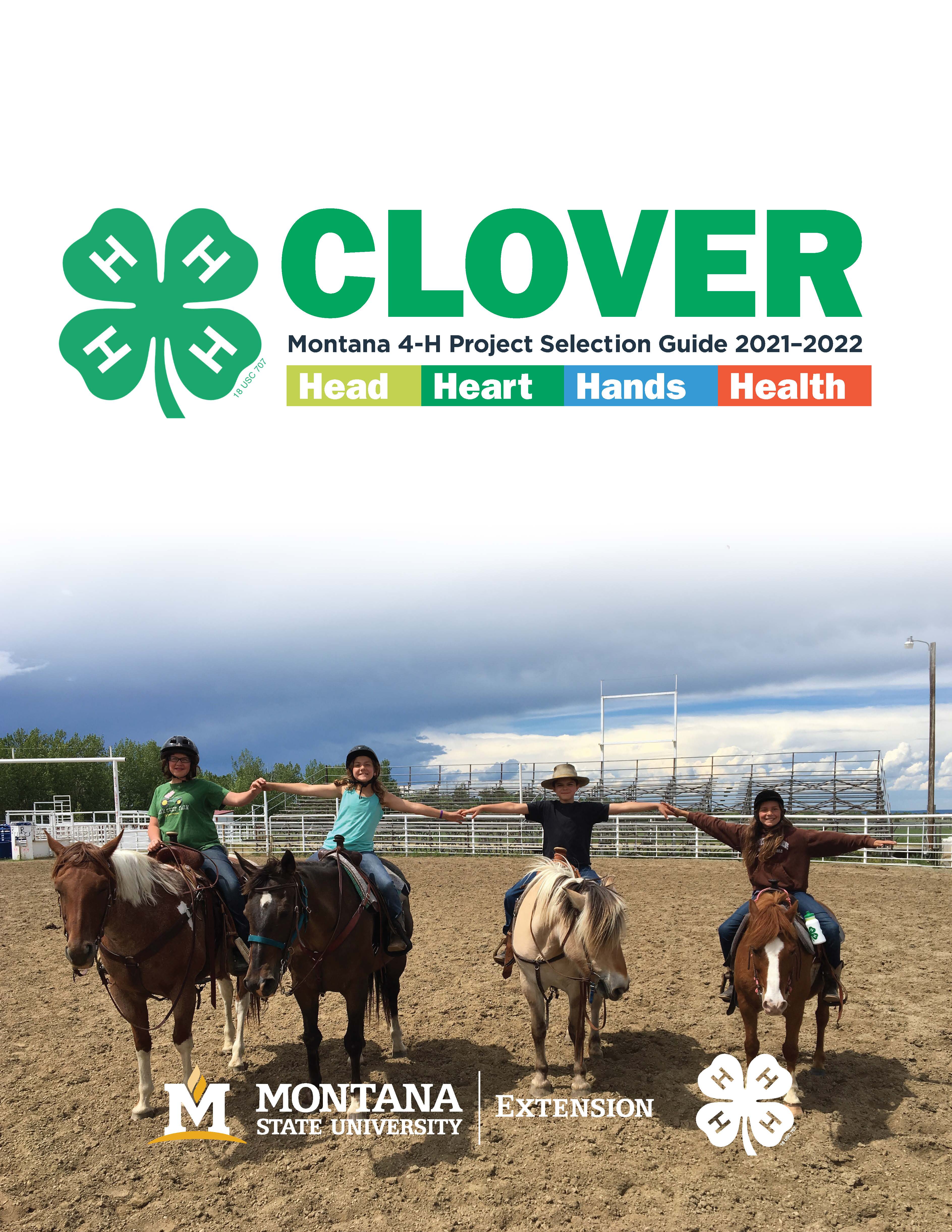 2020-2021 clover project selection guide cover